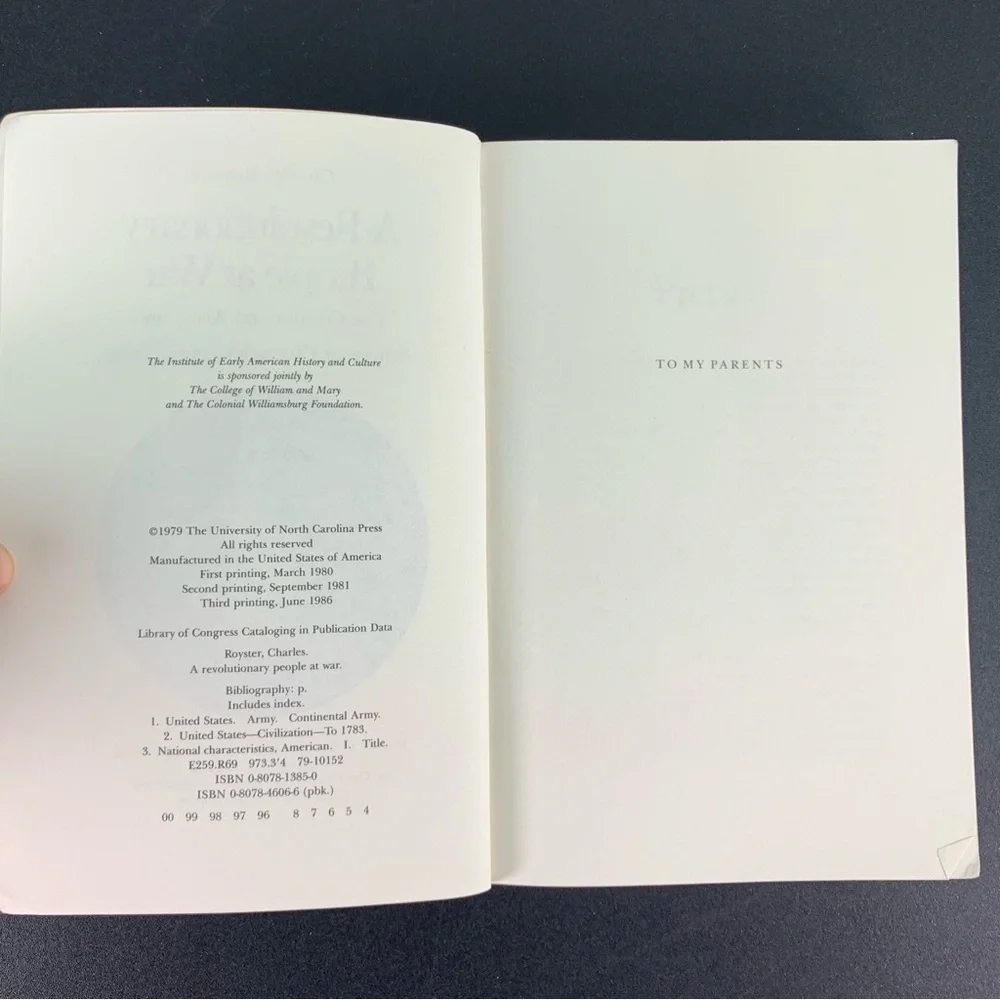A Revolutionary People at War by Charles Royster. 1986.